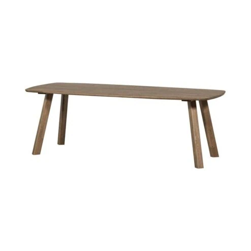 Tablo Eettafel deens ovaal DL Eikenhout cashmere brown 220cm