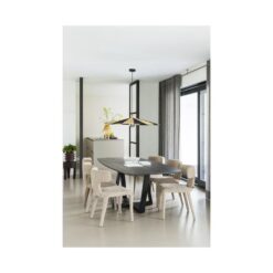 Tablo Eettafel deens ovaal DL Eikenhout mystic brown 220cm