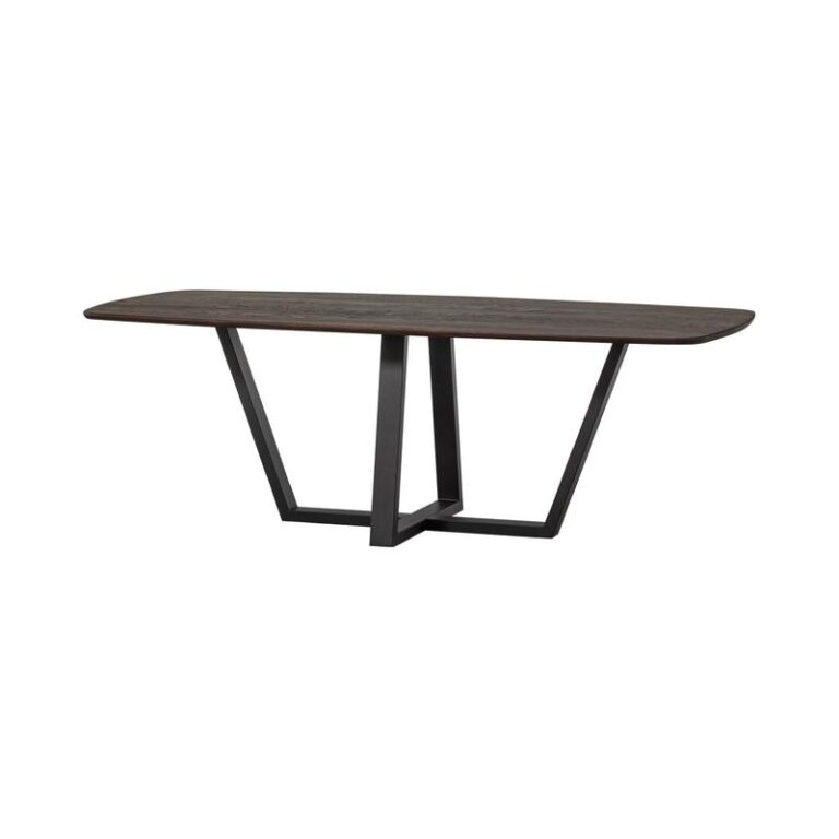 Tablo Eettafel deens ovaal DL Eikenhout mystic brown 220cm