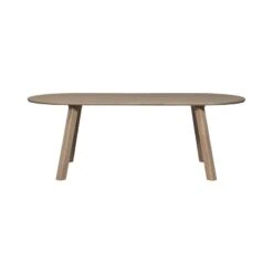 Tablo Eettafel ovaal VL Eikenhout pebble grey 220cm