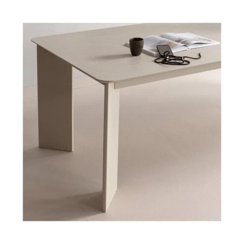 Tablo Eettafel rechthoek Eikenhout dakargrau 240cm