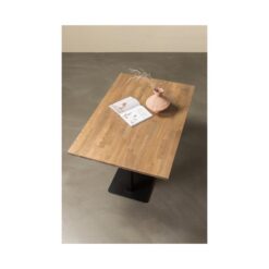 Tablo Eettafel rechthoek VL Eikenhout cashmere brown 120cm