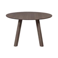 Tablo Eettafel rond DL Eikenhout cashmere brown 120cm