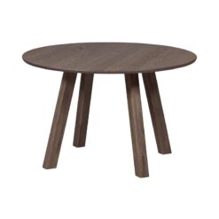 Tablo Eettafel rond DL Eikenhout cashmere brown 120cm