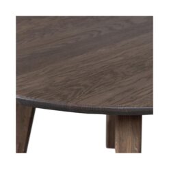 Tablo Eettafel rond DL Eikenhout cashmere brown 120cm