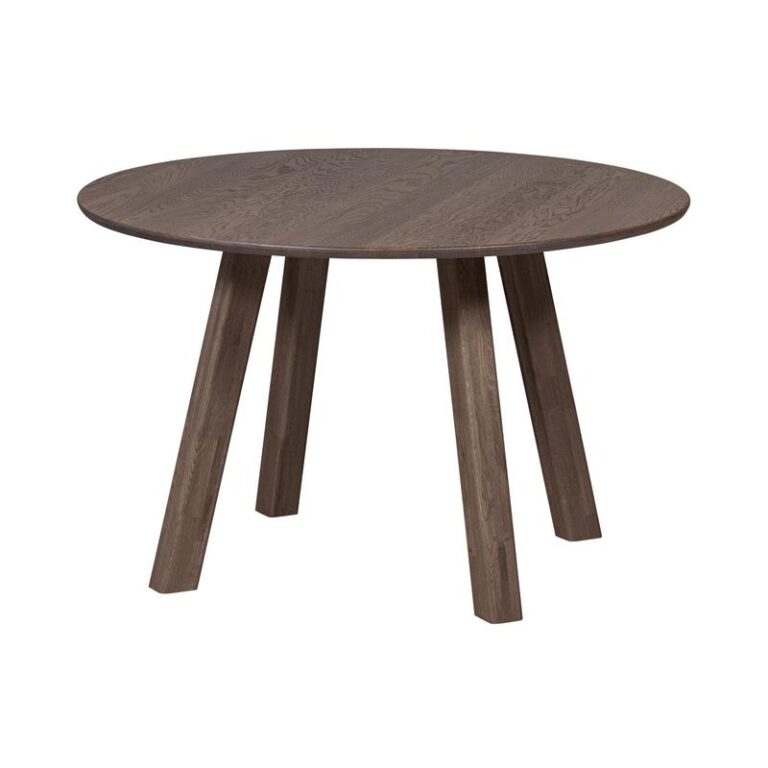 Tablo Eettafel rond DL Eikenhout cashmere brown 120cm