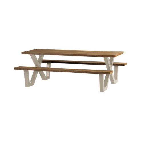 Tablo Picknicktafel Ayoushout met zand poot