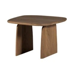 Tablo Salontafel organisch Eikenhout cashmere brown 60cm