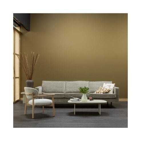 Tablo Salontafel organisch Eikenhout dakargrau 110cm