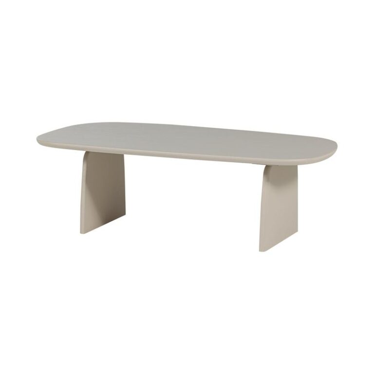 Tablo Salontafel organisch Eikenhout dakargrau 110cm