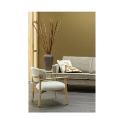 Tablo Salontafel organisch Eikenhout dakargrau 60cm