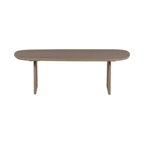 Tablo Salontafel organisch Eikenhout pebble grey 110cm