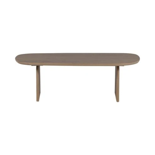 Tablo Salontafel organisch Eikenhout pebble grey 110cm