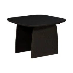 Tablo Salontafel organisch Eikenhout zwart 60cm