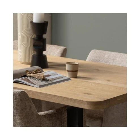 Tablo Tafelblad Eikenhout naturel Curved 200x90cm