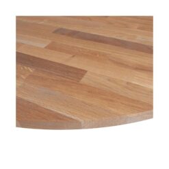 Tablo Tafelblad Rond Eiken Olie Grijs 120cm