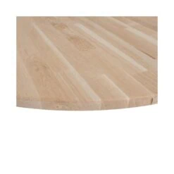 Tablo Tafelblad Rond Eiken Onbehandeld 120cm