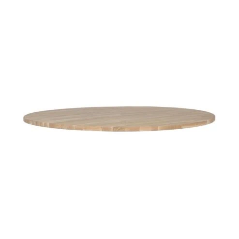 Tablo Tafelblad Rond Eiken Onbehandeld 120cm