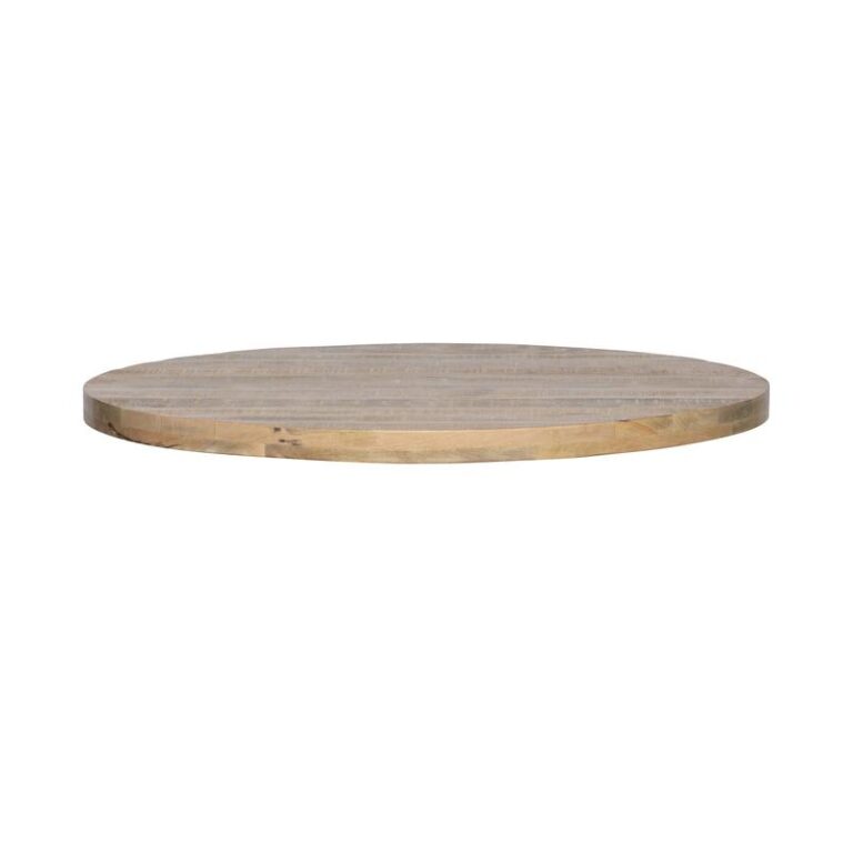 Tablo Tafelblad rond Mangohout 120cm