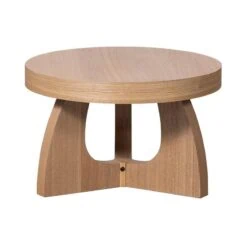 Tala Bijzettafel MDF Rond Naturel 55cm