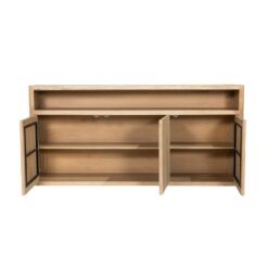 Tenna Dressoir naturel mangohout 180cm