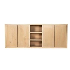 Tenna Dressoir naturel mangohout 220cm