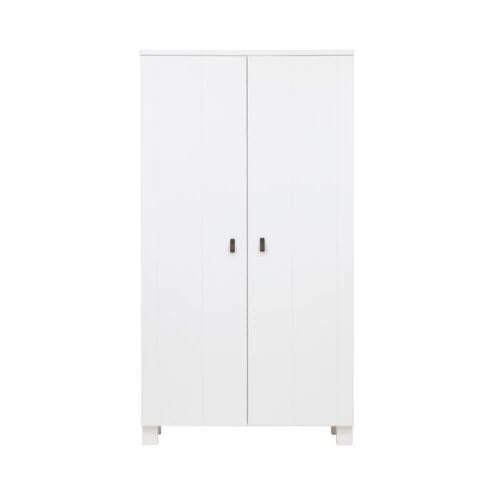 Ties Kledingkast Grenen Wit 111cm