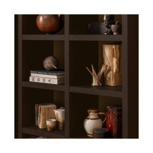 Timo Vakkenkast MDF Donkerbruin 100cm