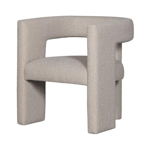 Tiwa Fauteuil Boucle Beige