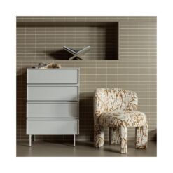 Tours Ladekast 4 Lades Melamine/MDF Zand 70cm