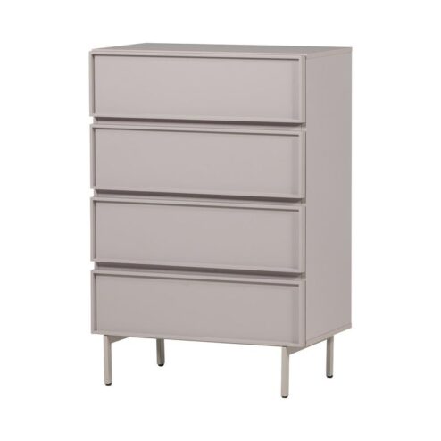 Tours Ladekast 4 Lades Melamine/MDF Zand 70cm