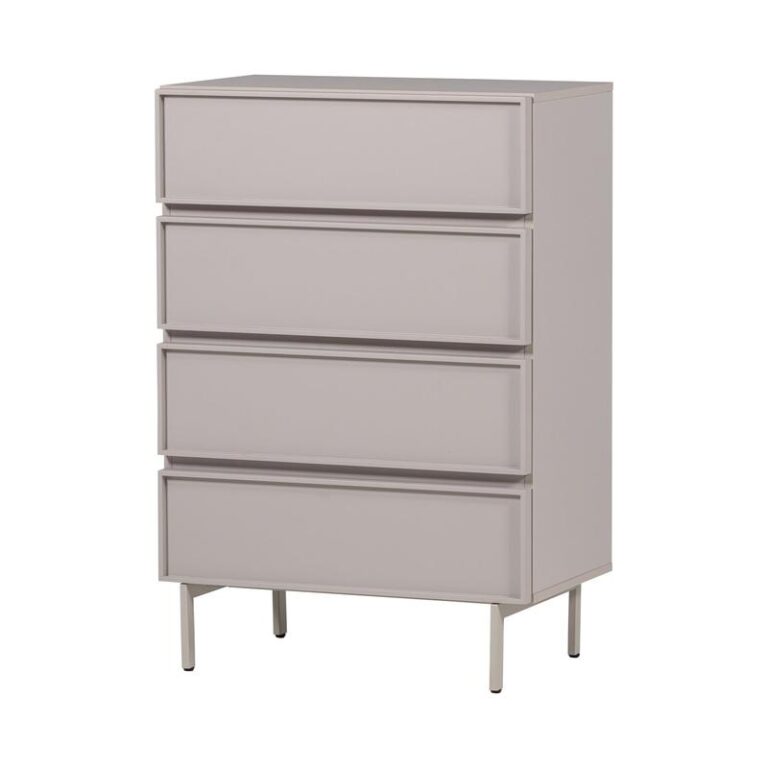 Tours Ladekast 4 Lades Melamine/MDF Zand 70cm