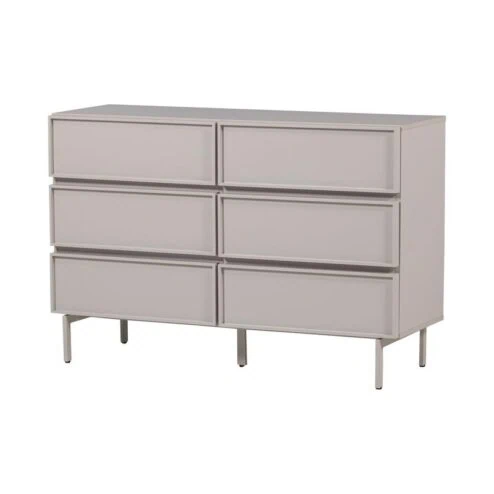 Tours Ladekast 6 Lades Melamine/MDF Zand 120cm