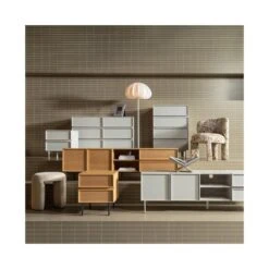 Tours Nachtkastje Melamine/MDF Zand 45cm