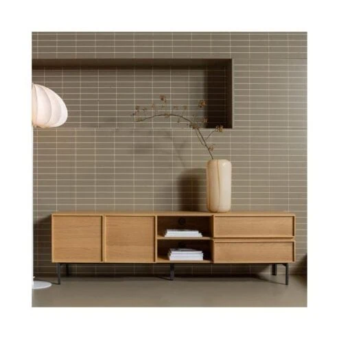 Tours Tv meubel Melamine/MDF Naturel 180cm