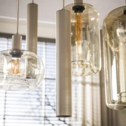 Tulsa 7-lichts Hanglamp Beige