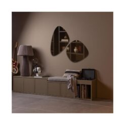 Turner Lage kast Grenen Mud met Zitkussen 80cm