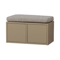 Turner Lage kast Grenen Mud met Zitkussen 80cm