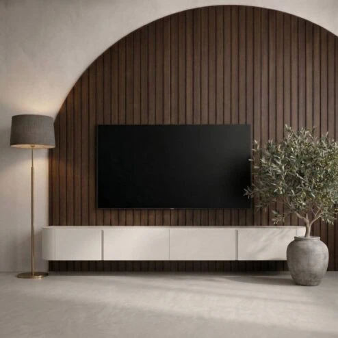 Tv meubel Yama zand zwevend | 235cm