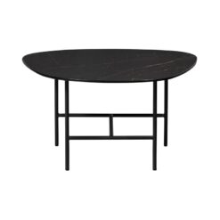 Vajen Salontafel organisch Zwart Marmerlook 70cm
