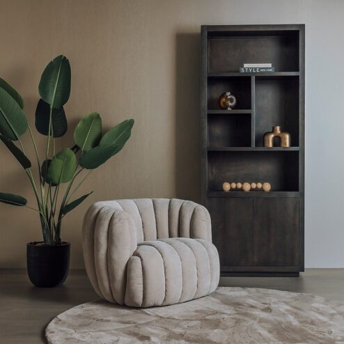 Verdi Fauteuil beige stof