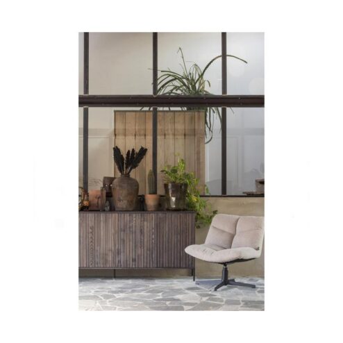 Vinny Draaifauteuil Boucle Zand