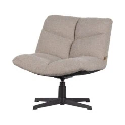 Vinny Draaifauteuil Boucle Zand