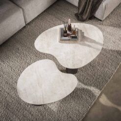 Vittoria Salontafel Aperto Set van 2 keramiek Bruin 102cm