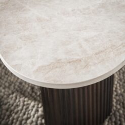 Vittoria Salontafel Organisch Set van 2 keramiek Travertin 88cm