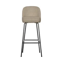 Vogue Barstoel Hoog Boucle Beige