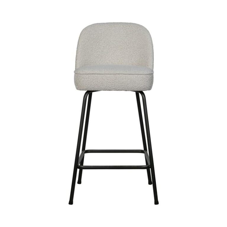 Vogue Barstoel Laag Boucle Naturel