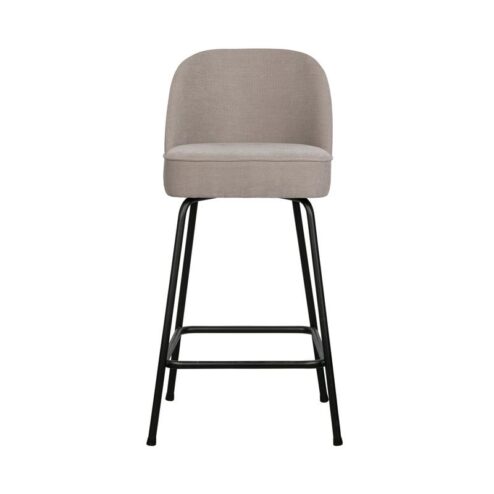 Vogue Barstoel Laag Geweven Stof Zand