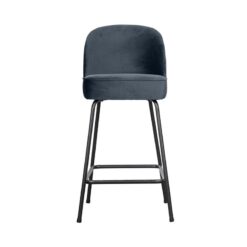 Vogue Barstoel Laag Velvet Blauw
