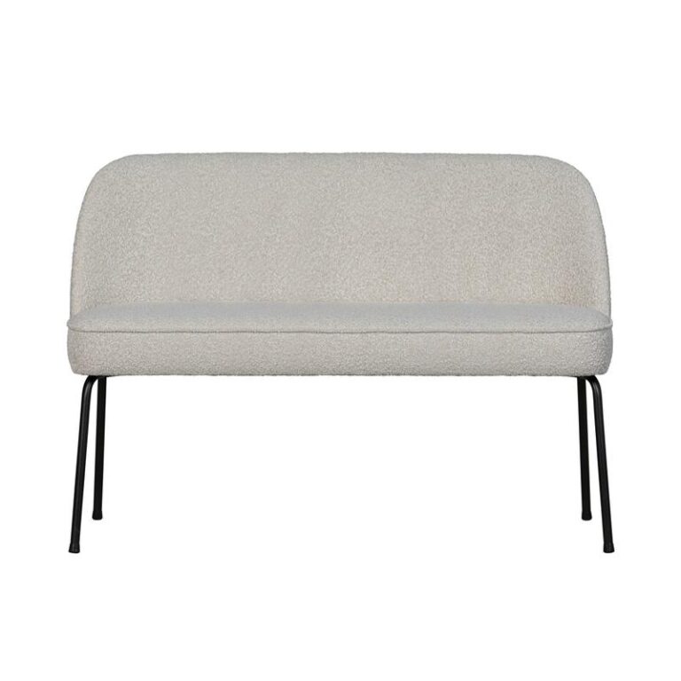 Vogue Eetkamerbank Boucle Naturel 120cm